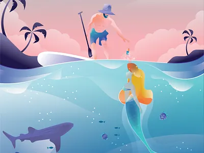 Offshoot Beer Co. IPA beach beer beer can beer label ipa mermaid