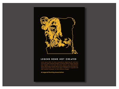 legend poster art creative mind design flyer illustration poster poster art vector