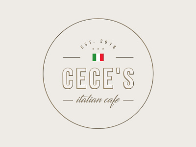 CECE'S branding cafe coffee design espresso graphicdesign identity italy letters logo logodesign logotype typography vector visual identity visualidentity