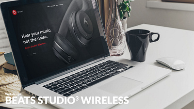 Web design. BEATS STUDIO3 WIRELESS (prototype) design figma ui web webdesign website