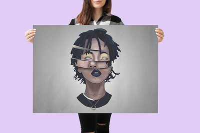 WILLOW SMITH I ---[T-SHIRT/POSTER] affiche artwork designer digital art family head hiphop icon illustration jaden smith music photoshop poster poster design sliced wear will smith