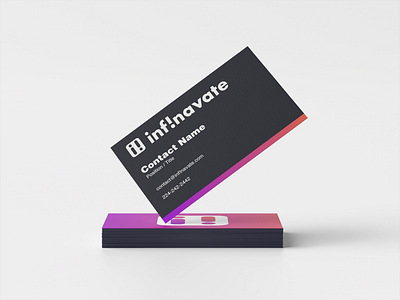 Inf!navate Business Card Exploration brand brand design branding branding design business card business cards businesscard design designer designs logo mockup mockups photoshop technology