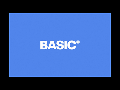 BasicAgency.com — Case Study basic branding design digital homepage typography web design