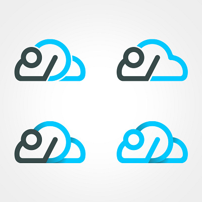 cloud4 cloud cumulous dailylogochallenge design icon illustrator illustrator cc logo logodesign vector