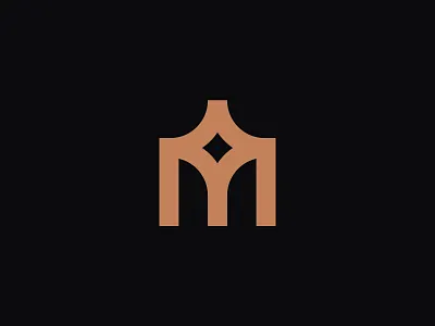 M Monogram V1 branding effendy finance identity islamic letter logo m mark monogram pillar star symbol typography