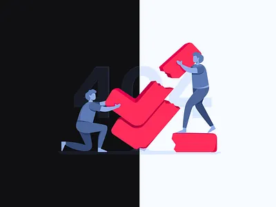 404 Illustration of an Upcoming Side-Project 404 404 page illustration product design side project ui design