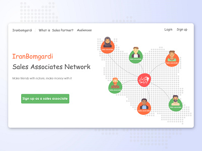 Sales Associates Network Landing Page design designer landing landing design landing page landing page design ui uidesign uiux userexperience userexperiencedesign userinterface userinterface design