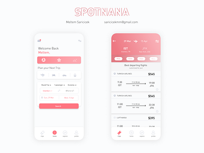 Travel App Sketch airline app clean concept figma flight flight booking ios sketch travel travelapp