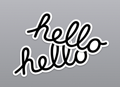 Apple WWDC 2020 Hello Stickers apple hello sticker wwdc wwdc20