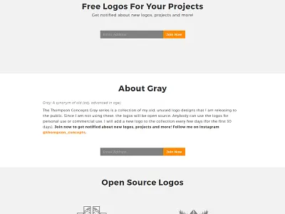 Thompson Concepts Gray Poster Final branding logo mobile design responsive design thompsonconcepts thompsonconceptsgray ui design ux design web design