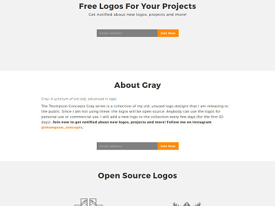 Thompson Concepts Gray Poster Final branding logo mobile design responsive design thompsonconcepts thompsonconceptsgray ui design ux design web design