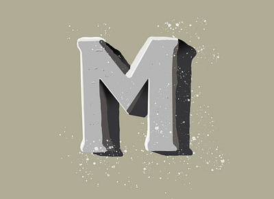 type M diseño icon tipography typedesign ui vector