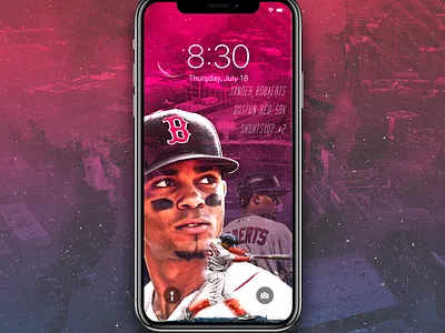 Xander Bogaerts Lockscreen baseball bogaerts boston boston red sox design fanart iphone iphone x lightroom lockscreen mlb photoshop red sox sports sports edit wallpaper xander