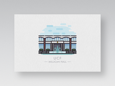 college postcards #2: ucf 2 bob bob qian central central florida college high school postcard qian ucf university