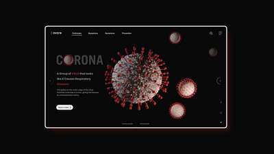 Corona "Covid 19" adobe xd bacteria branding corona coronavirus covid 19 covid19 daily ui dailyui landing page landingpage ui uiux uiuxdesign ux virus