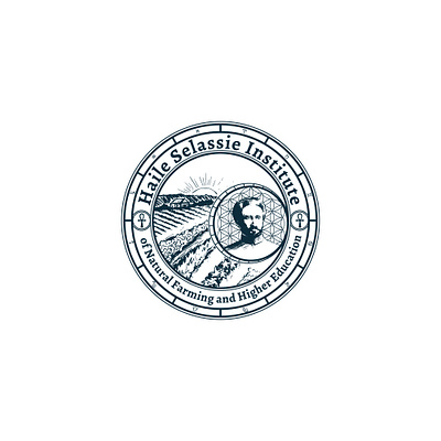Haile Selassie Institute of Natural Farming and Higher Education 99designs education farming field illustraion institute logo natural portrait vector