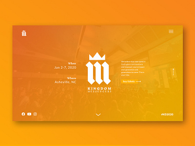 Kingdom Messengers Landing Page color design figma logo ui web web design webflow website website design