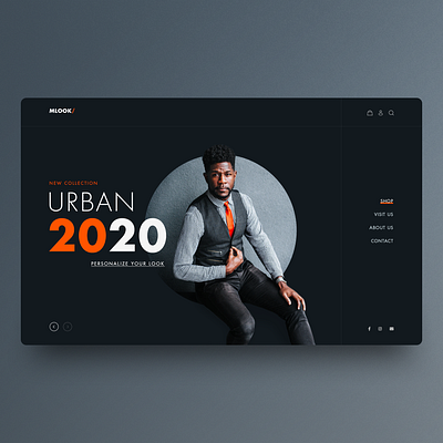 Fashion for Men UI design clean ui concept dailyui fashion app homepage landingpage men fashion minimal ui ui design ux ux design web webdesign website design