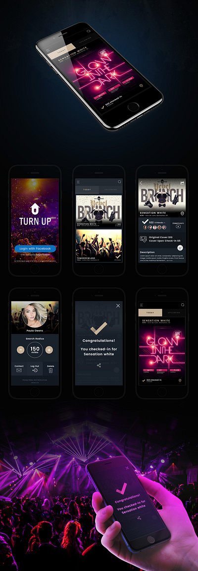 Turn Mobile design illustration mobile app design ui