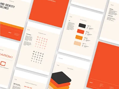 Corporate Brand Identity - Caroki app branding car car app car sharing colorful design company design design inspiration europe graphic design innovation logo swiss web web design