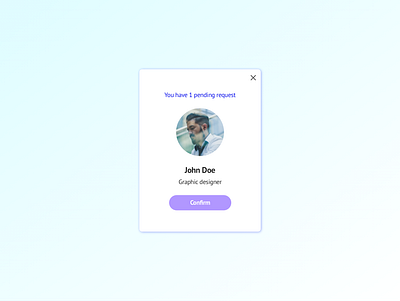 Daily UI practice - 078 Pending invitation dailyui dailyui078 design practice ui user interface