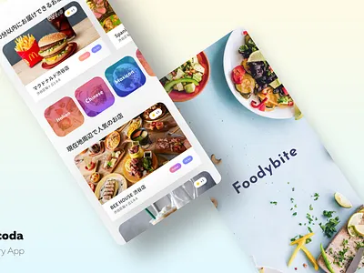 Food Delivery App - DailyUI daily ui dailyui design flatdesign food delivery food delivery app ui ui design uiux