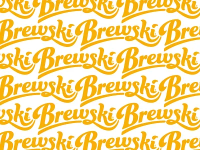 Brewski Lettering beer branding brewery classic custom identity logo logotype retro typography vintage