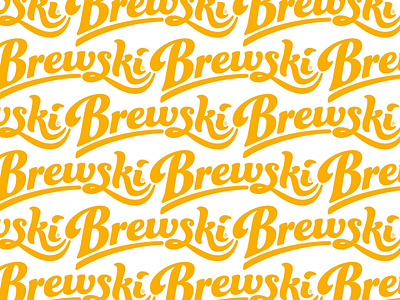 Brewski Lettering beer branding brewery classic custom identity logo logotype retro typography vintage