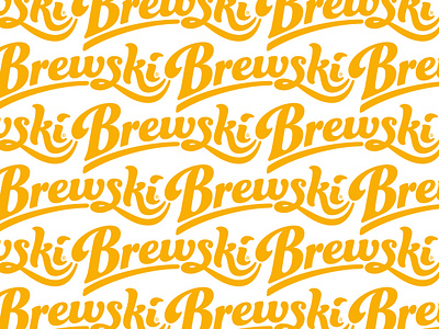 Brewski Lettering beer branding brewery classic custom identity logo logotype retro typography vintage