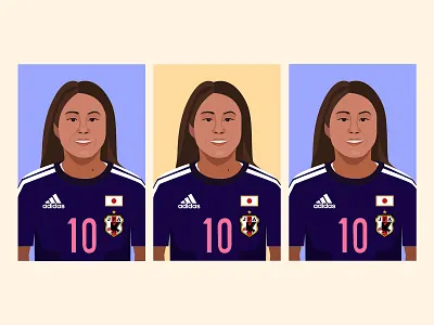 Homare Sawa Sketches illustration illustrator sketch soccer sports womens soccer