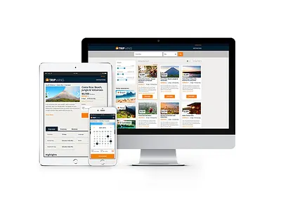 Tripwing tour marketplace ecommerce responsive ui ux web design