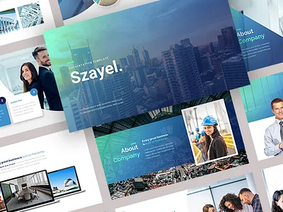 Szayel - Company Profile Presentation Template advert advertisement business corporate creative diagram ecommerce elegant enterprise entrepreneur excel flow chart infographics maps powerpoint presentation presentation design presentation layout presentation template template