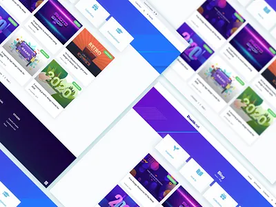Simple Blog Layout blog blog design design flat shadow simplify ui ui design web web design