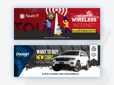 A Couple Of Facebook Cover Photo Design banner branding design facebook cover facebook cover design facebook cover photo fb cover header photo design