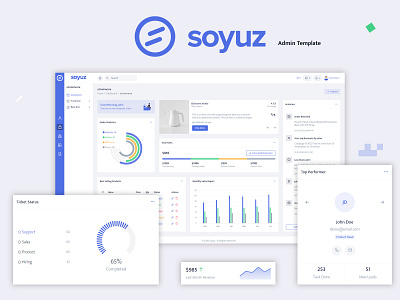 Soyuz - Admin Template admin admin dashboard bootstrap 4 design ui design