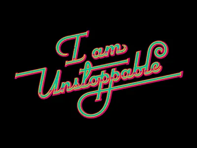 The Power Collection branding custom custom lettering custom type lettering letters logo marianna orsho mariannaorsho retro script type typography unstoppable vector