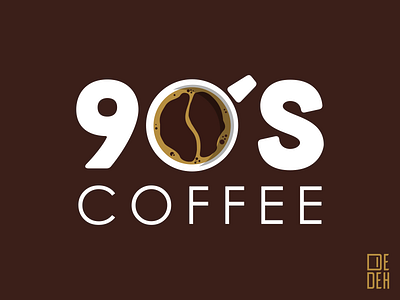 90s coffee coffee coffeeshop design flat logo minimal art typography wordplay