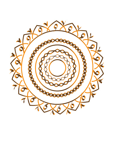 Mandala Art branding design illustration vector