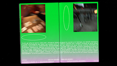 Fast Static Movement clean design flat graphic design lettering magazine minimal print type typography