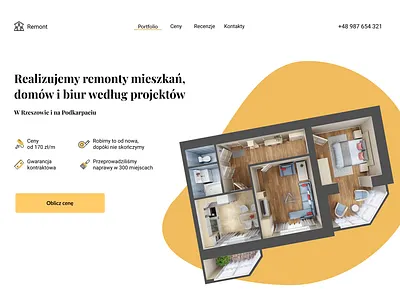 Construction Company / Repair Studio | Landing Page landing page