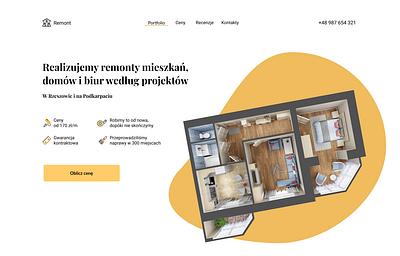 Construction Company / Repair Studio | Landing Page landing page