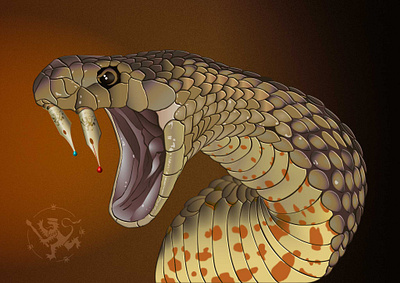 Fangs affinitydesigner callmefafa illustration snake