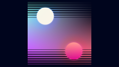 Binary Synthset binary sunset illustrator logo retro retro design retrowave synthwave