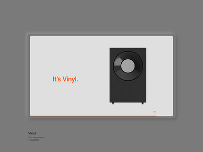 Si™ Inspirations – Vinyl 3d after effects concept dailyui interface minimal modern motion motion design typogaphy ui ui design ux web web design