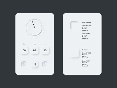 Daily UI #014 – Countdown Timer (Neumorphic Design) dailyui dailyuichallenge design neumorphic neumorphic design neumorphism sketch sketchapp ui uidesign