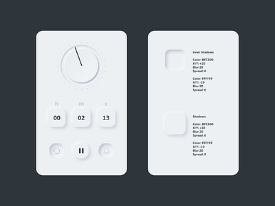 Daily UI #014 – Countdown Timer (Neumorphic Design) dailyui dailyuichallenge design neumorphic neumorphic design neumorphism sketch sketchapp ui uidesign