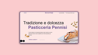 Restyling Website for pastry shop creative website design friendly design friendlydesign home page homepage landing page landingpage mobile mobile first mobile ui mobilefirst restyling ui website