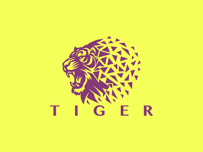 Tiger Logo agency alcon logo america branding company design emblem flight freedom graphic design heraldic illustration logo luxury outdoor tiger logo ui ux vector