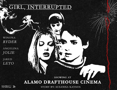 Girl, Iterrupted poster desig editorial film graphic design movie poster visual art