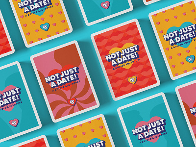 "Not Just a Date!" Brand Identity and Game Design brand designer brand identity branding design branding designer card card game cards game game design game designer package package design package designer packaging packaging design packaging designer retro retro brand retro branding retro game